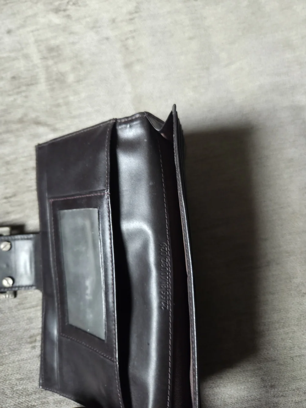 Fendi Zucca Canvas Continental Wallet - Brown/Black